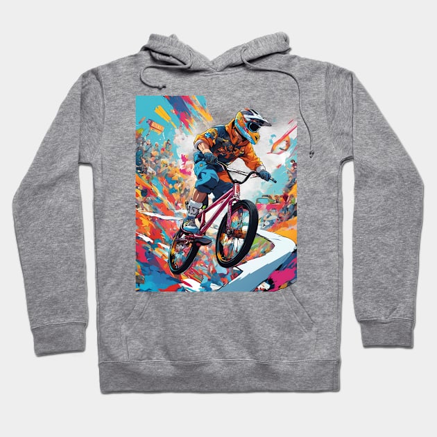 Cycling Race Hoodie by animegirlnft